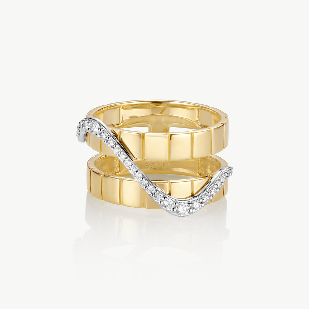 The Classic Double Band Ring