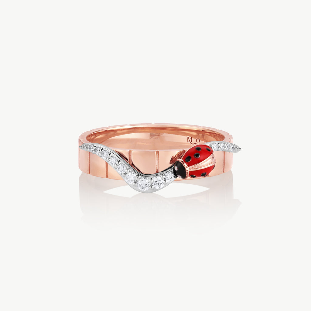 The Little Lucky Ladybug Ring